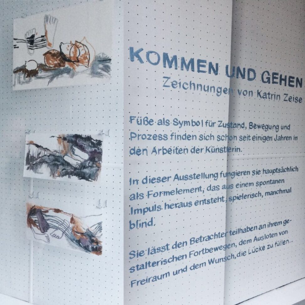 Ausstellung "Kommen und Gehen", Showcase 20A, München